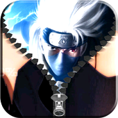 kakashi Zipper Lock Screen icon