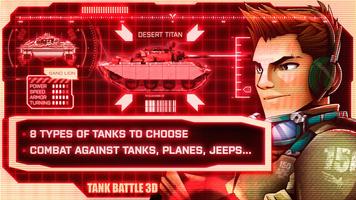 Tank Battle 3D تصوير الشاشة 1