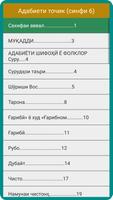Адабиети точик (синфи 6) постер