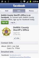DeWitt County Sheriff's Office capture d'écran 2