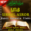 Kitab Sirul Asror Wasiat Agung Abd Qodir Zaelani.