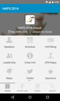 HAPS 2014 Annual Conference スクリーンショット 1