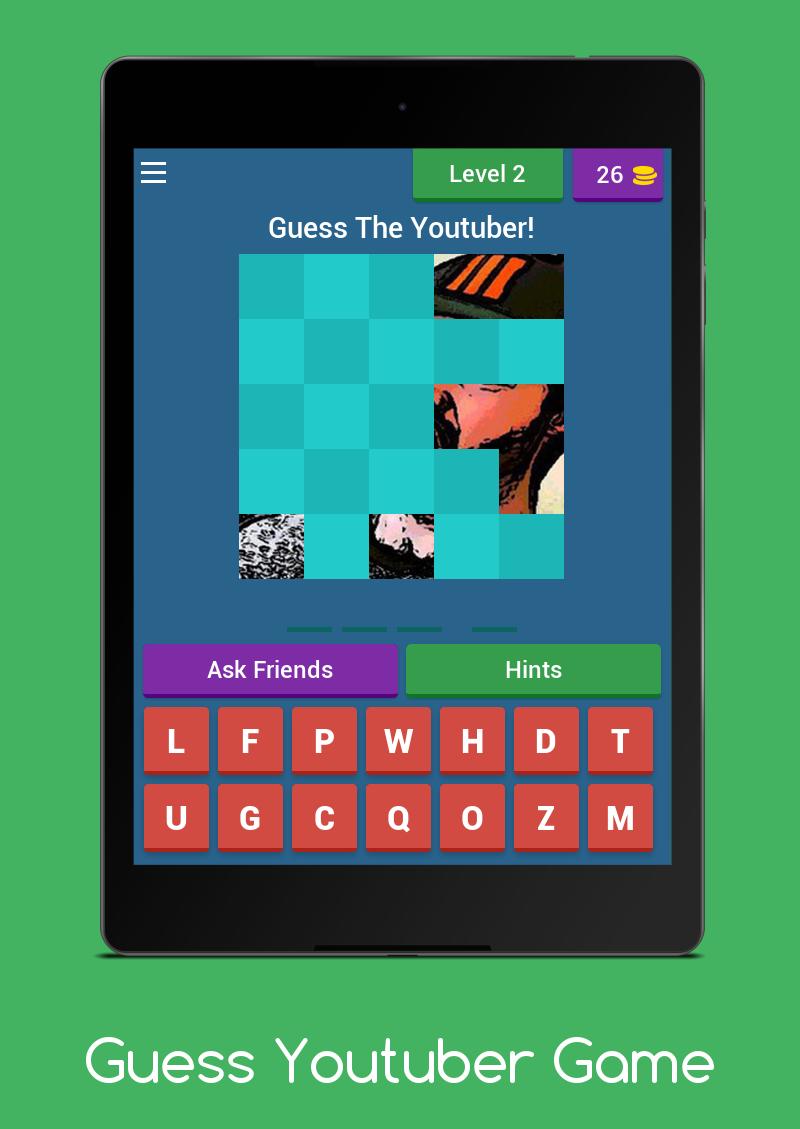 Guess Youtuber Game For Android Apk Download - update 2 guess youtubers roblox