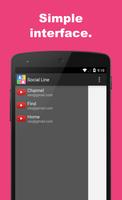 SocialLine for YouTube पोस्टर