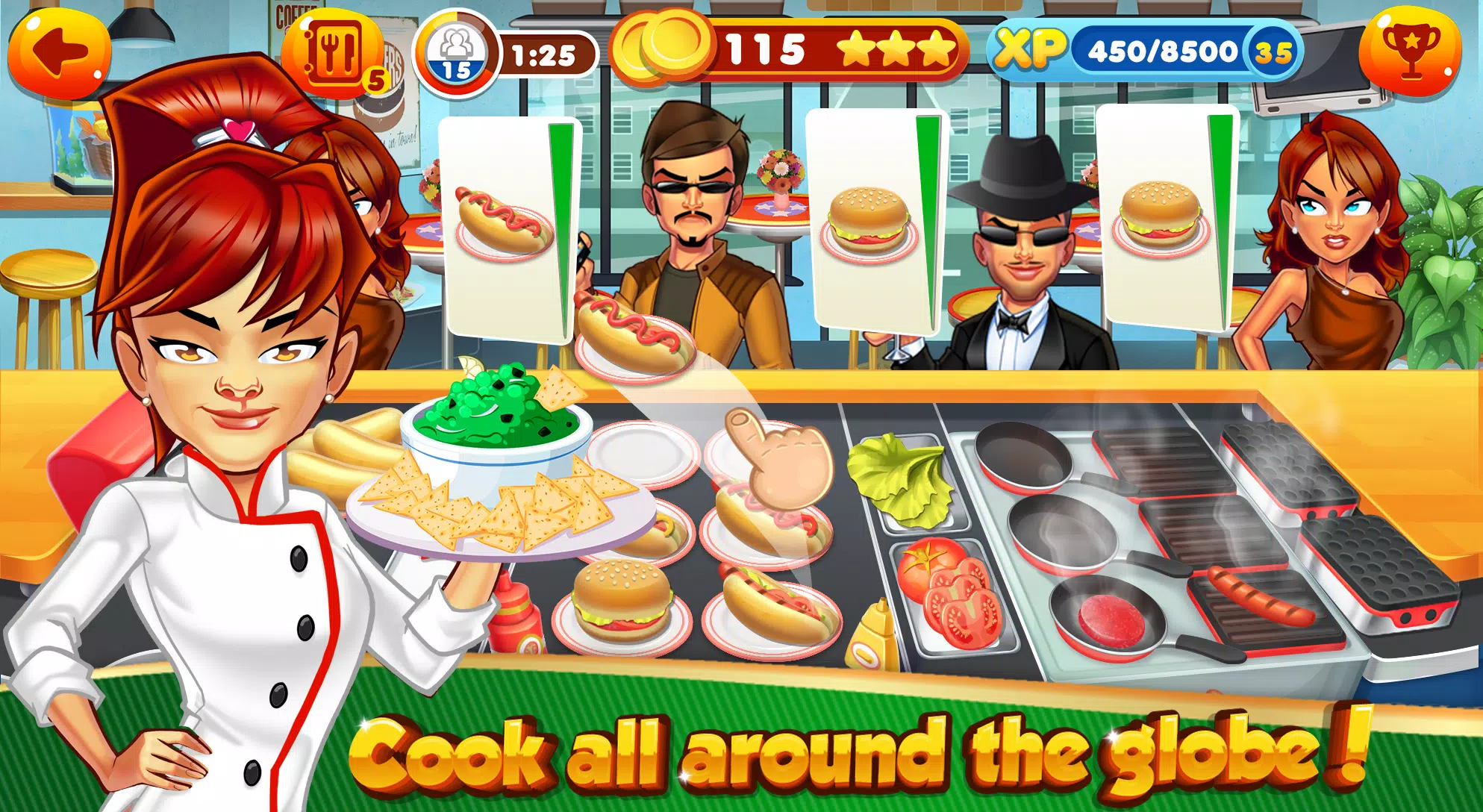 Culinária Raça Chefe de Cozinha Diversão Restaurante Culinária Jogos::Appstore  for Android