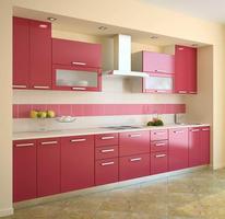 Idéias de design de armário de cozinha Cartaz