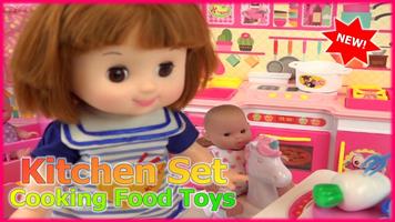 Kitchen Set Cooking Food Toys imagem de tela 1