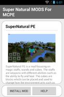 Super Natural MODS For MCPE ảnh chụp màn hình 1