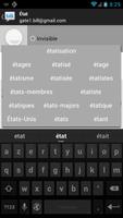 French Dictionary - Emoji Keyboard Plakat