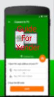 Guide for Xender file transfer Affiche