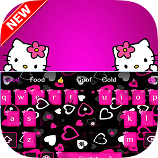 Keyboard For Kitty Pink