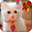 kitty Zipper Lock Screen