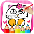Kitty Coloring Game أيقونة