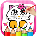 Kitty Coloring Game icône