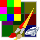 Bloques Colorante juego icono