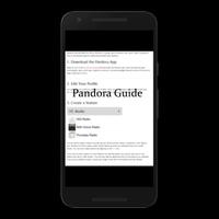 Free Pandora Radio Tips ảnh chụp màn hình 1