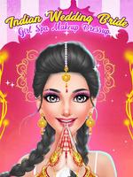 Indian Wedding & Bride Game - Spa Makeup Dressup poster