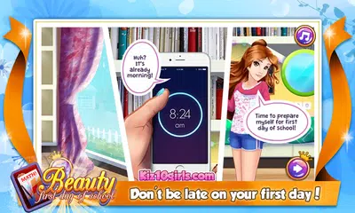 Beauty first day of School APK download