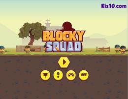 Blocky Squad Poster