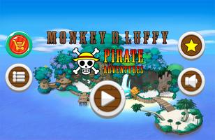 Luffy King Pirate Adventure Poster