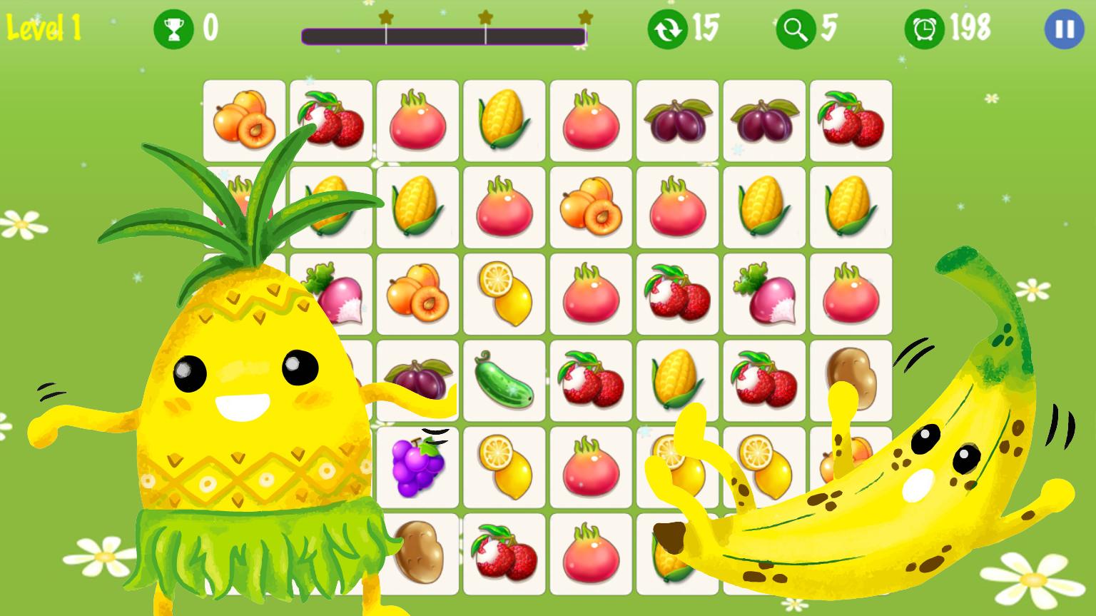 Фрукты коннект. Fruit connect.