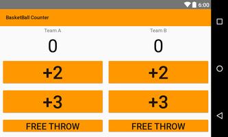 Basketball Score Counter imagem de tela 2