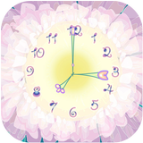 Flower Clock Live Wallpapers icône