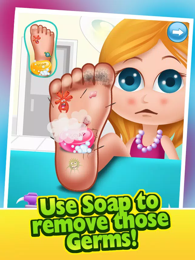 Jogos Online Grátis para meninas Dora Foot Injuries 