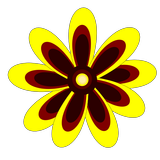 Flower and snail icon
