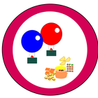 Balloon game (World travel) icône