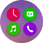 CircleFlat Theme - KK Launcher icône