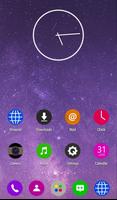 CircleFlat Theme - KK Launcher स्क्रीनशॉट 1