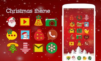 KK Launcher Christmas Theme Affiche