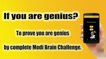 Modi brain challenge poster