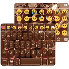 Chocolate Emoji Keyboard Theme