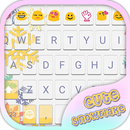 Cute Snow Flake Emoji Keyboard APK