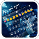 Angel Girl Emoji Keyboard Skin APK