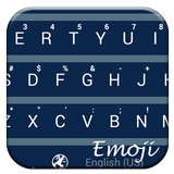 BarFlat Blue Emoji Keyboard 아이콘