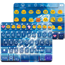 Blue Diamond Emoji Keyboard APK