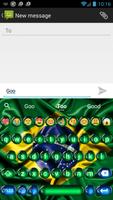 Emoji Keyboard Brazil Spheres ảnh chụp màn hình 1