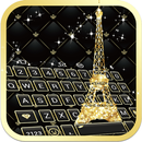 Gold Paris - Emoji Keyboard Skin APK
