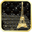 Gold Paris - Emoji Keyboard Skin