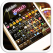 Golden Watch Emoji Keyboard