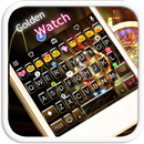 Golden Watch Emoji Keyboard APK