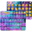 ”Galaxy Glitter Emoji Keyboard