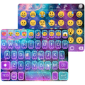 Thème clavier Galaxie Glitter
