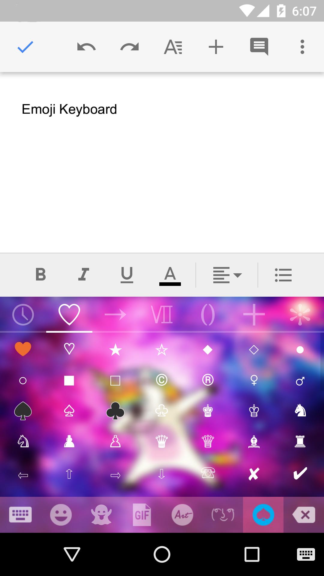 Galaxy Dab Unicorn Emoji Gif Keyboard Wallpaper For Android Apk Download