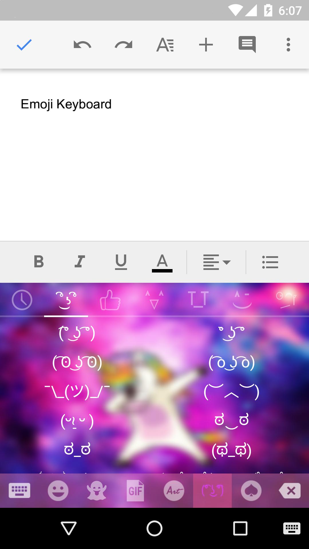 Galaxy Dab Unicorn  Emoji Gif Keyboard  wallpaper  for 