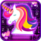 Galaxy Unicorn Emoji Keyboard icône