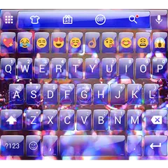 Glass DropsRef Emoji Keyboard APK Herunterladen